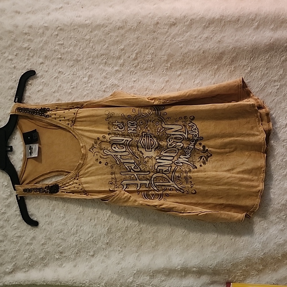 Harley Davidson razorback tank top